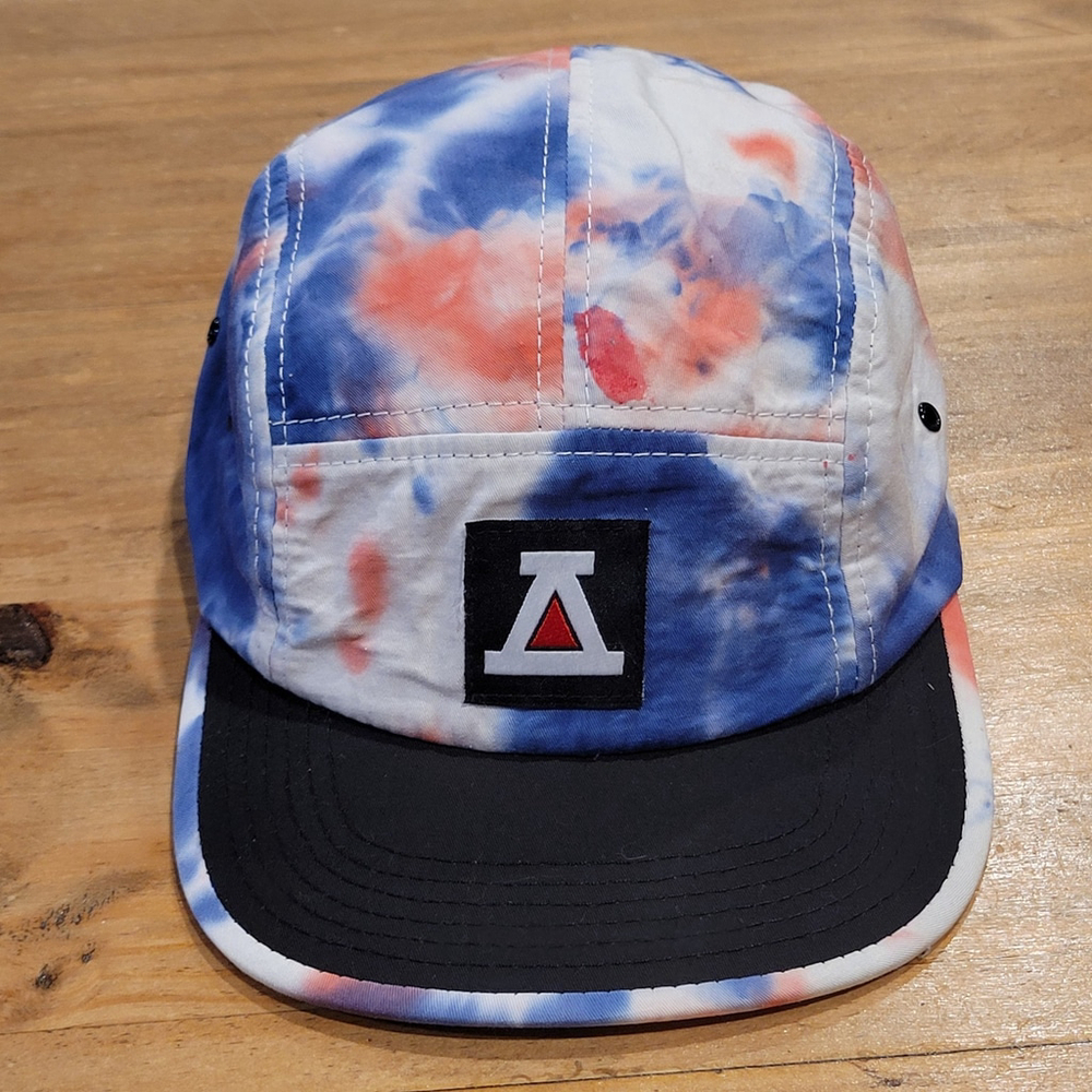 Asphalt Yacht Club Hat 5 Panel Tie Dye Lightweight Adjustable Camper Style